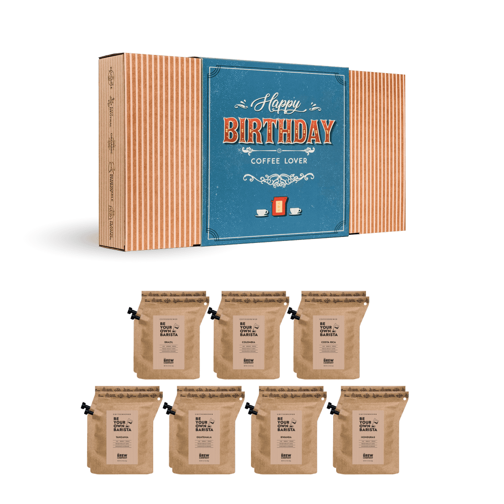 HAPPY BIRTHDAY SPECIAL KAFFEGAVEÆSKE Gift Boxes The Brew Company