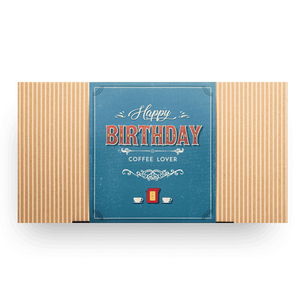 HAPPY BIRTHDAY SPECIAL KAFFEGAVEÆSKE Gift Boxes The Brew Company