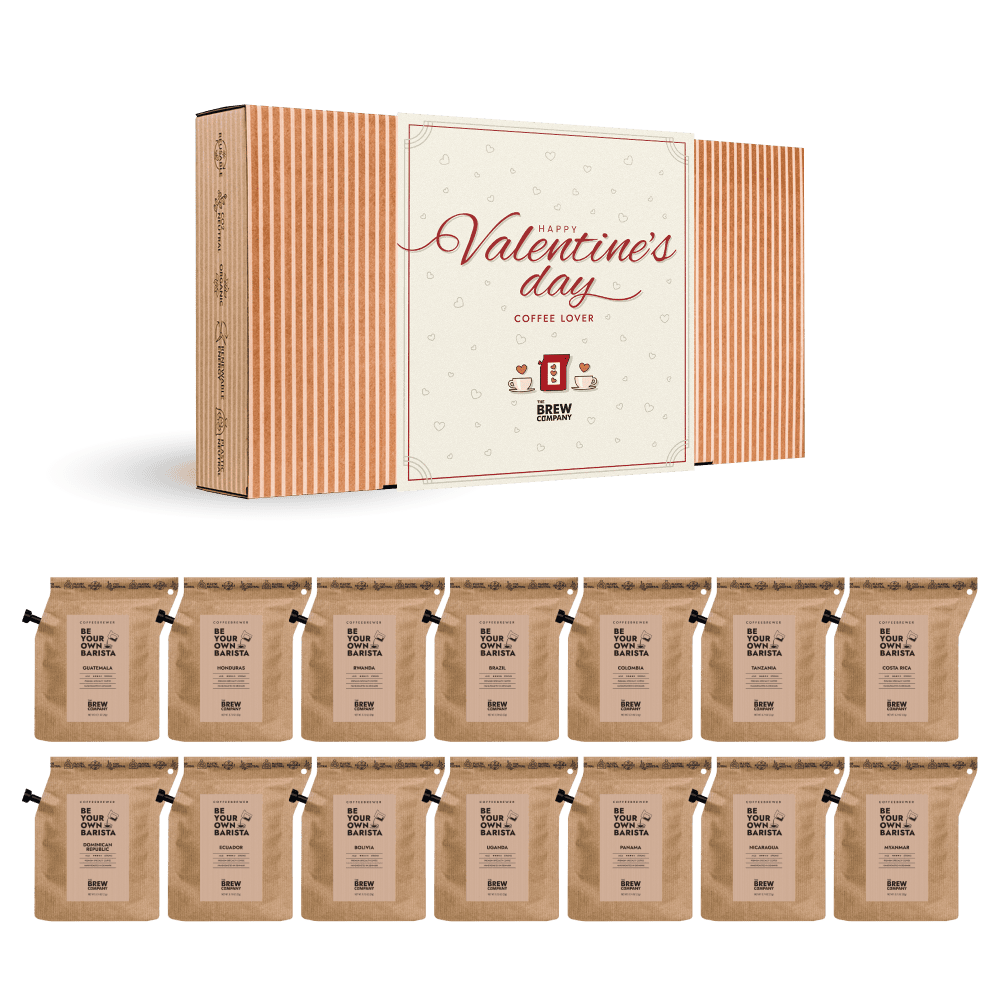 VALENTINE'S DAY SPECIAL KAFFEGAVEÆSKE Gift Boxes The Brew Company
