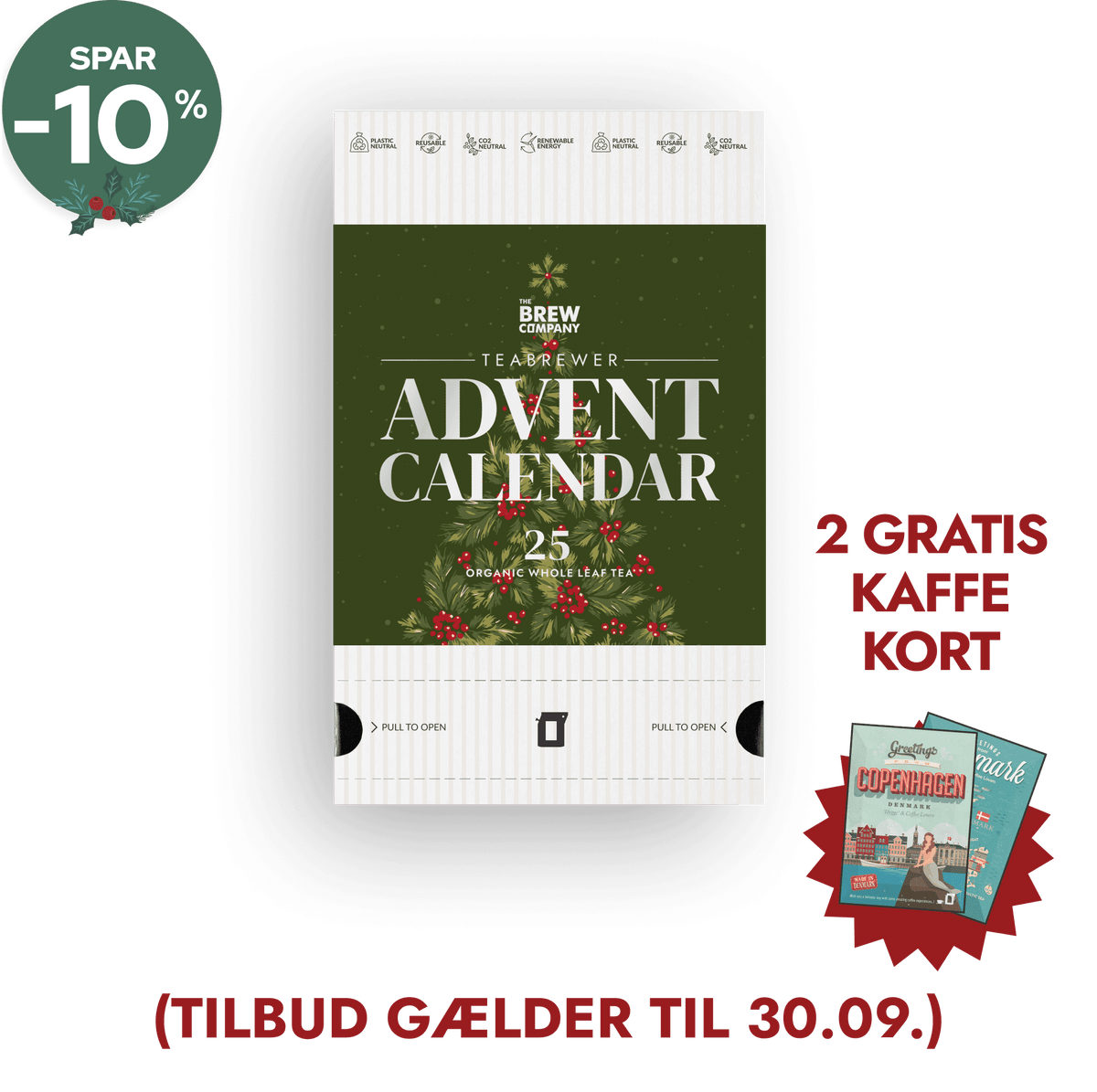 Tebryggerens Julekalender Early Bird Tilbud