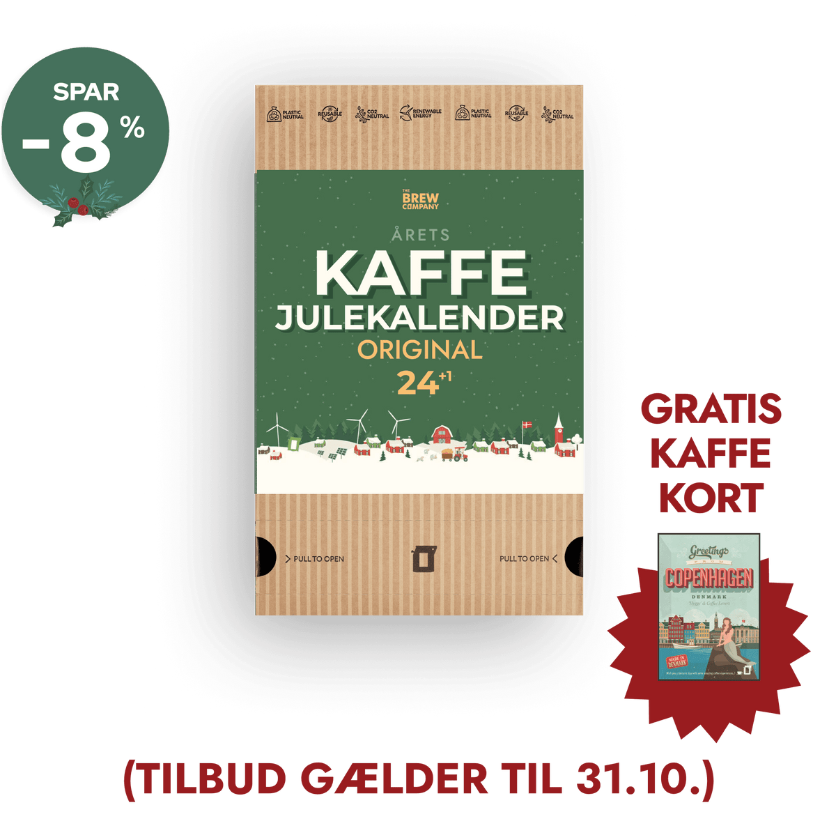 Den Originale Julekalender For Kaffeelskere Early Bird Tilbud