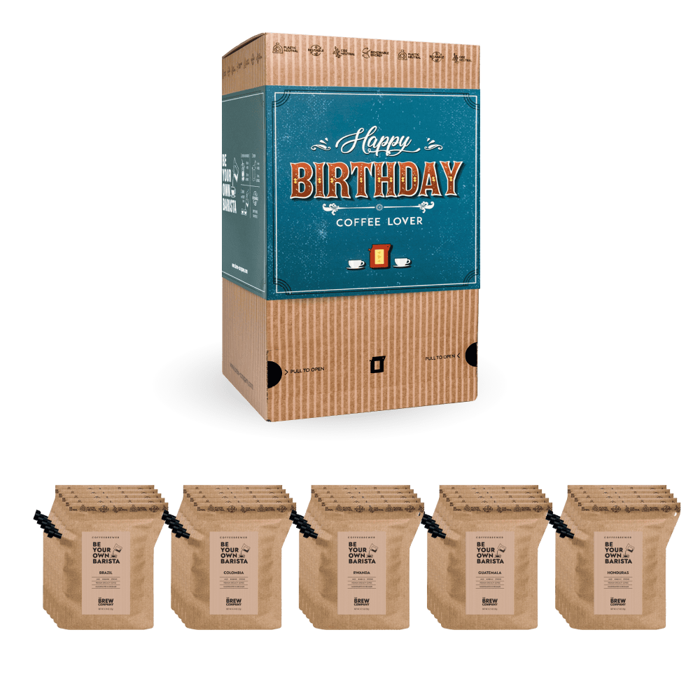 HAPPY BIRTHDAY SPECIAL KAFFEGAVEÆSKE Gift Boxes The Brew Company