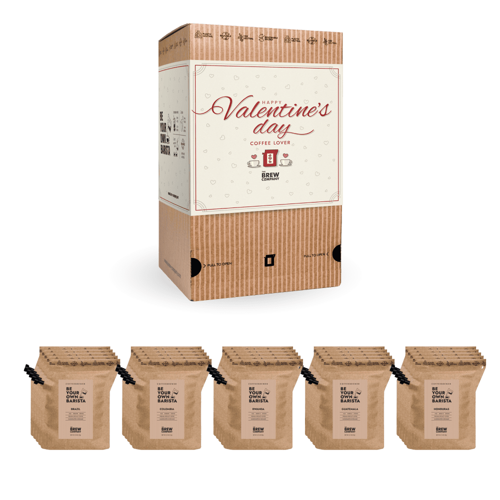 VALENTINE'S DAY SPECIAL KAFFEGAVEÆSKE Gift Boxes The Brew Company