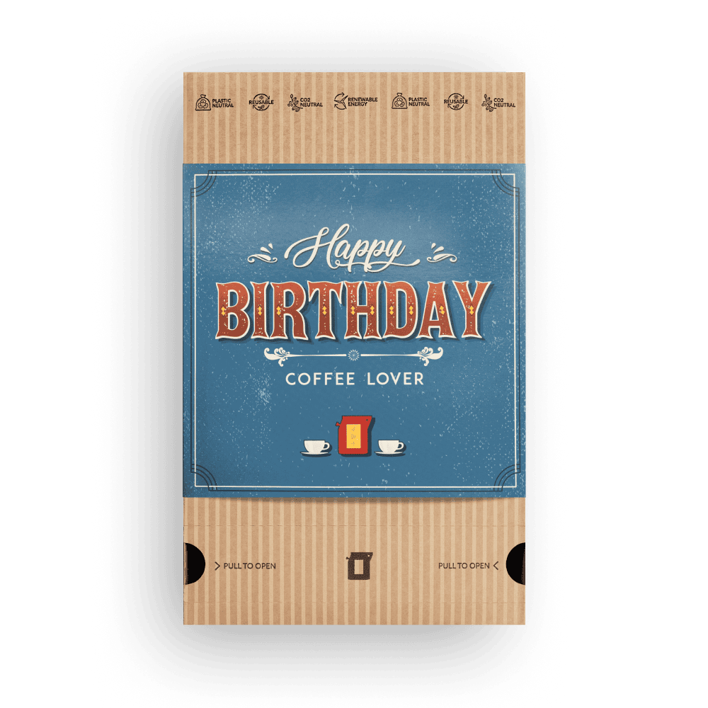 HAPPY BIRTHDAY SPECIAL KAFFEGAVEÆSKE Gift Boxes The Brew Company
