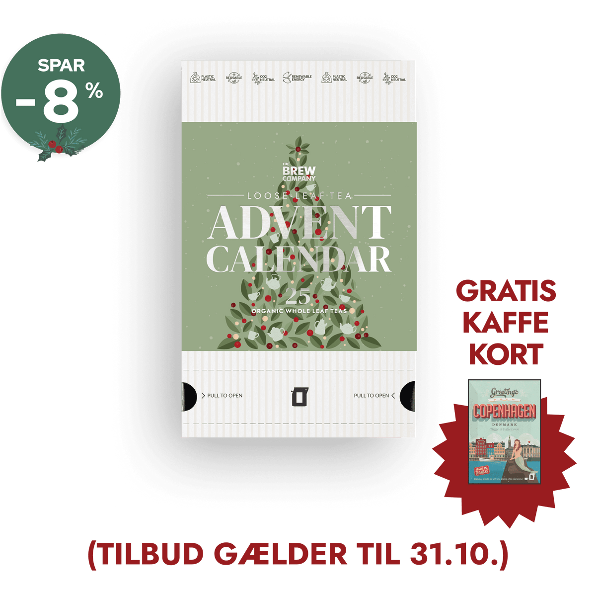 Løse Blade Te-Julekalender Early Bird Tilbud