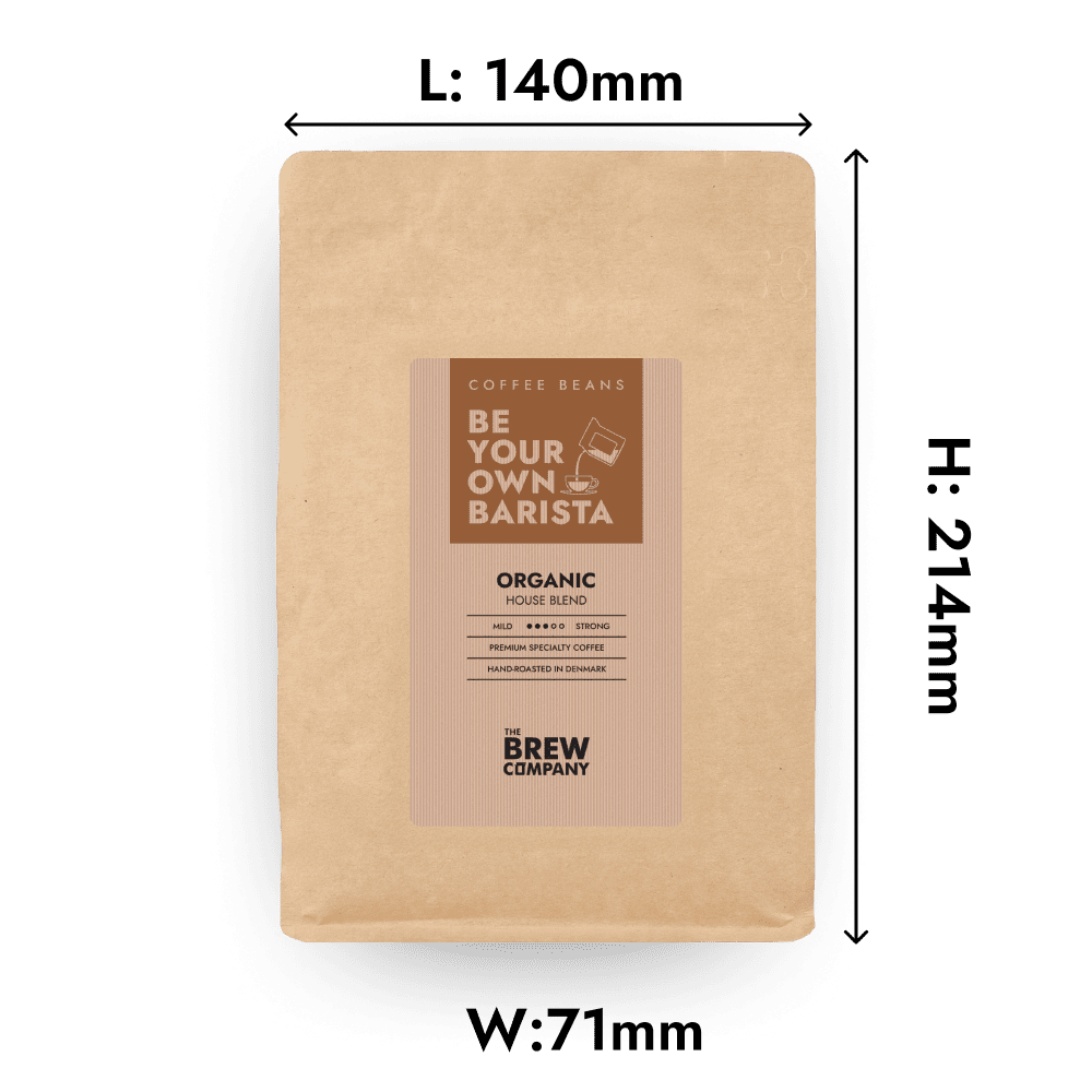 Organic House Blend Kaffebønner– Specialkaffebønner – 333 g – The Brew Company