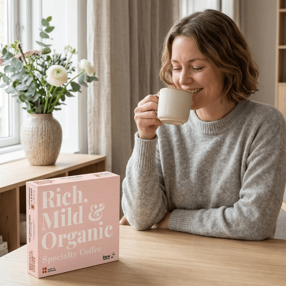 ØKOLOGISK KAFFE 3STK GAVEÆSKE TIL HENDE