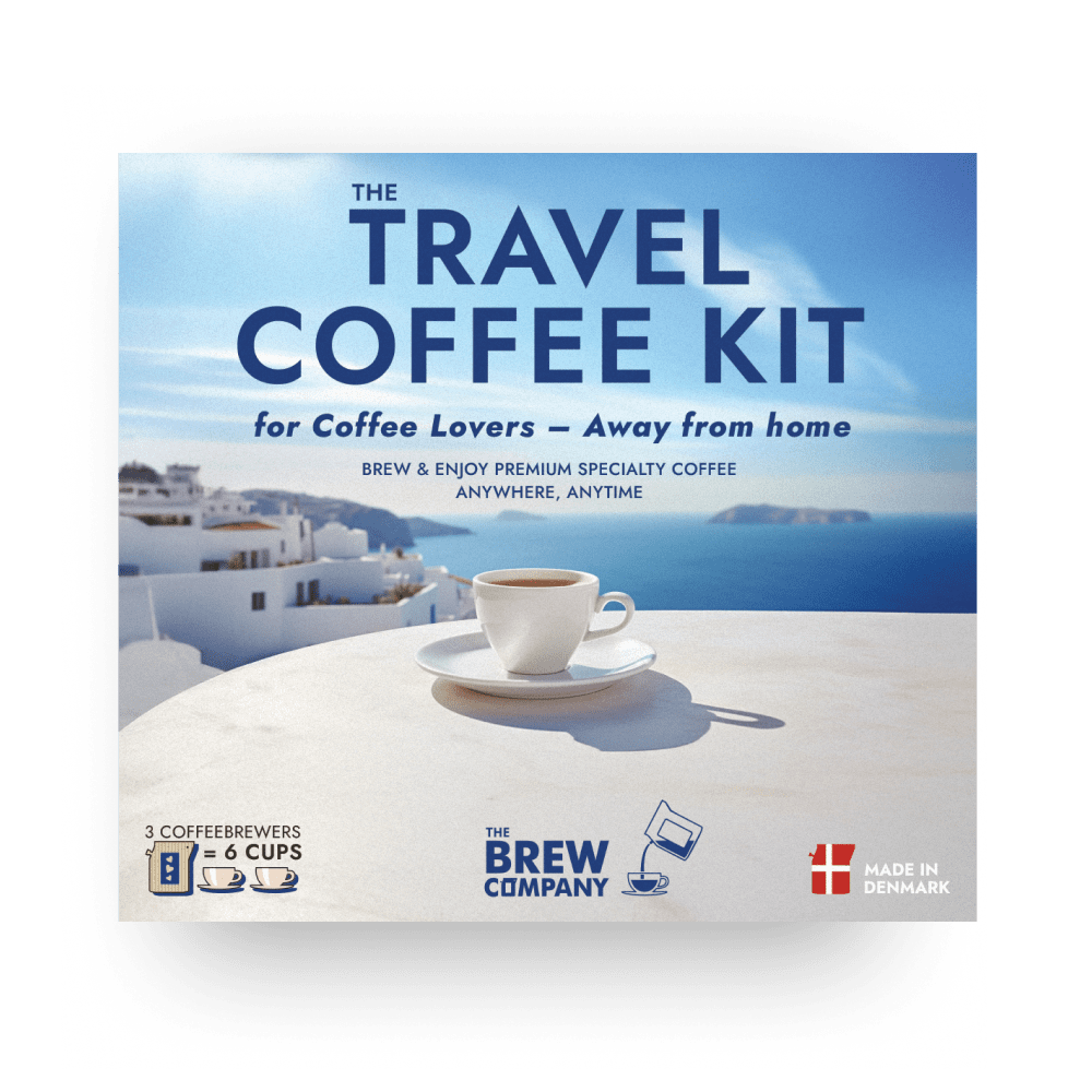 SPECIALTY COFFEE TRAVEL KIT GREECE 3 STK. KAFFEGAVEÆSKE