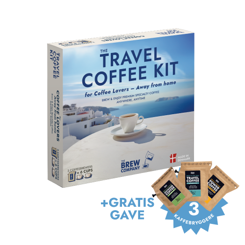 Specialty Coffee Travel Kit Greece 3 stk. Kaffegaveæske
