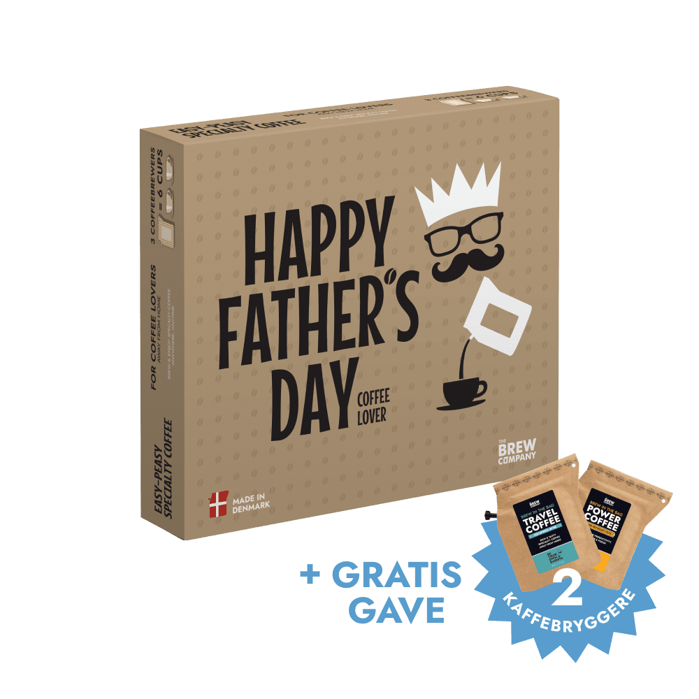 GLÆDELIG FARS DAG SPECIALKAFFE 3 STK. GAVEÆSKE