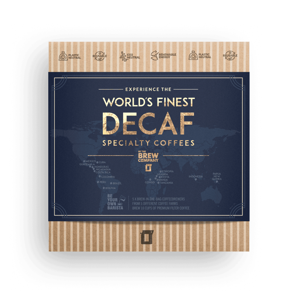WORLD'S FINEST DECAF SPECIAL KAFFEGAVEÆSKE Gift Boxes The Brew Company