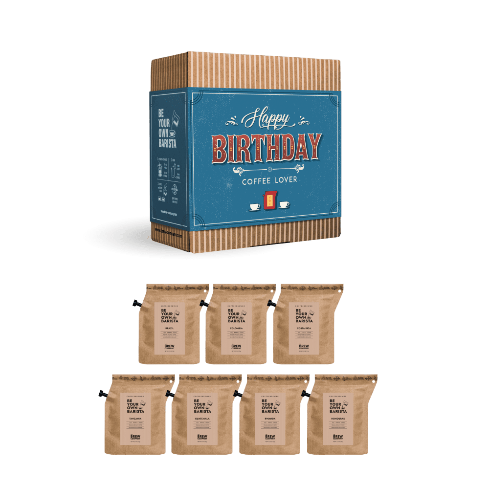 HAPPY BIRTHDAY SPECIAL KAFFEGAVEÆSKE Gift Boxes The Brew Company