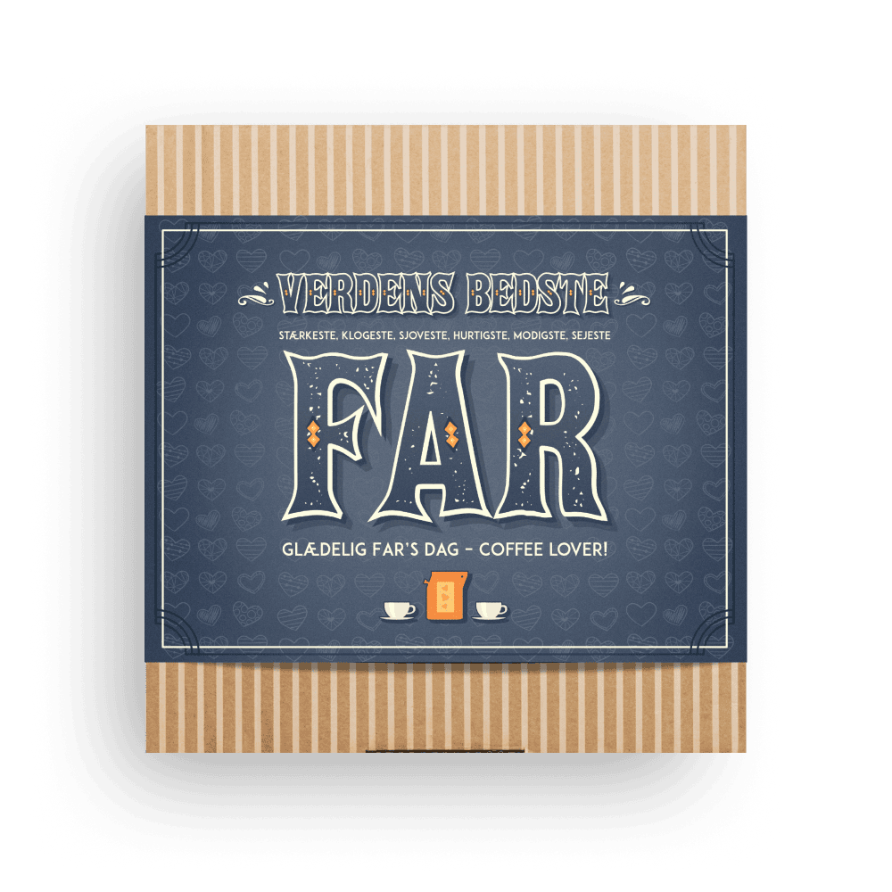 VERDENS BEDSTE FAR SPECIAL KAFFEGAVEÆSKE Gift Boxes The Brew Company