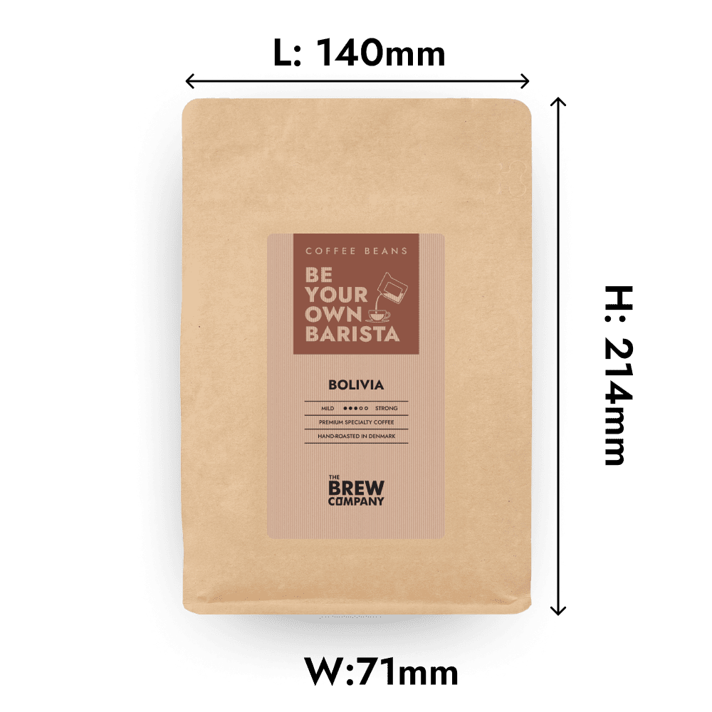 Bolivia Kaffebønner– Specialkaffebønner – 333 g – The Brew Company