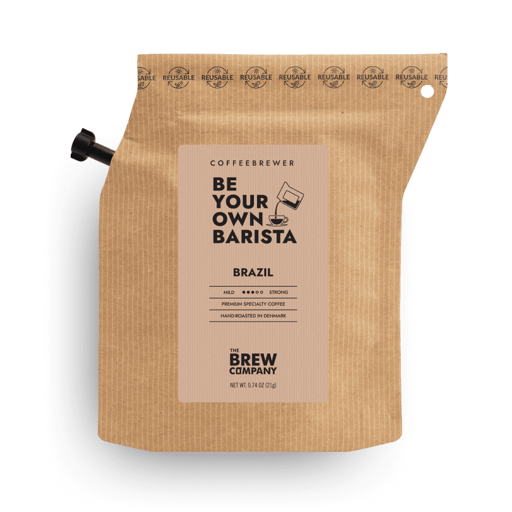 Bedste til at tage med overalt kaffe fra Brazil – Premium specialkaffe – Coffeebrewer - Bryg hvor som helst – The Brew Company