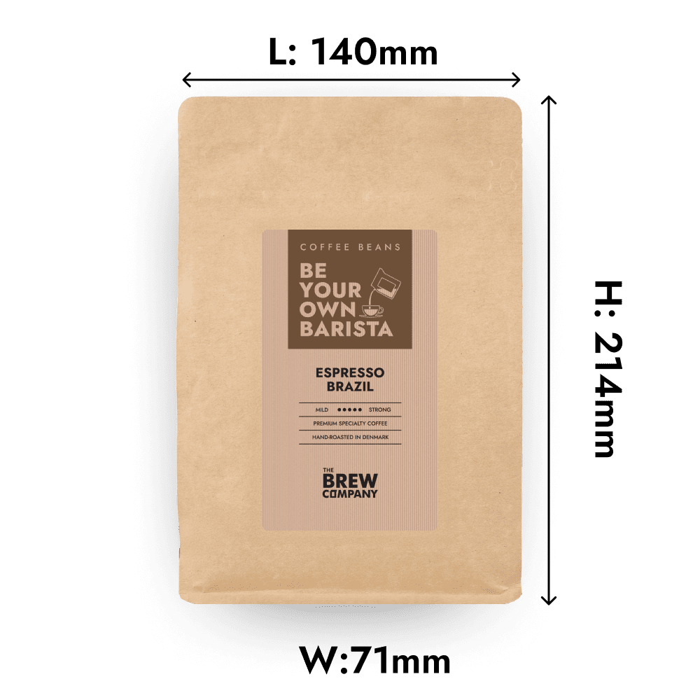 Brasilien Espresso Kaffebønner– Specialkaffebønner – 333 g – The Brew Company