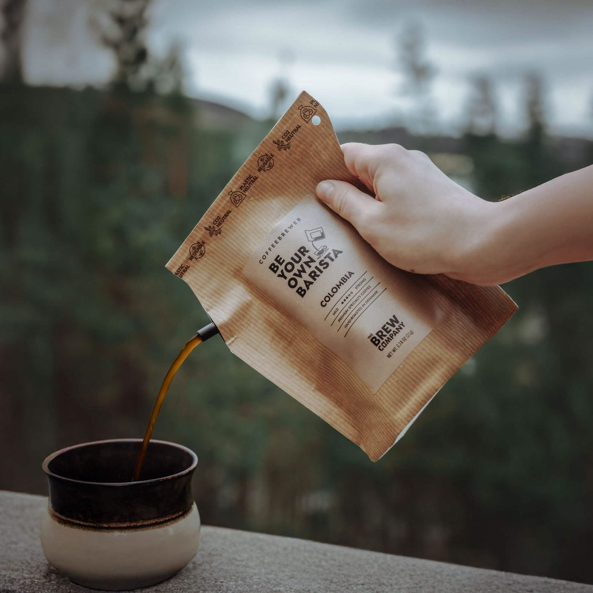 Bedste til at tage med overalt kaffe fra Brazil – Premium specialkaffe – Coffeebrewer- Bryg hvor som helst – The Brew Company