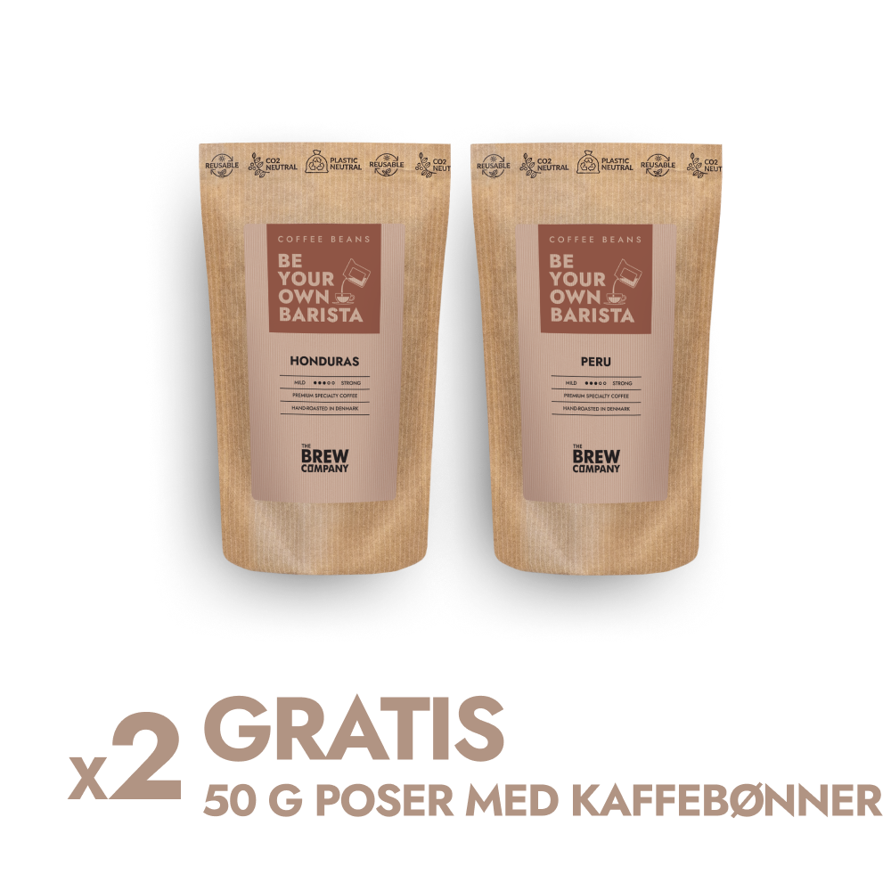 2 Gratis 50g Poser Med Kaffebønner