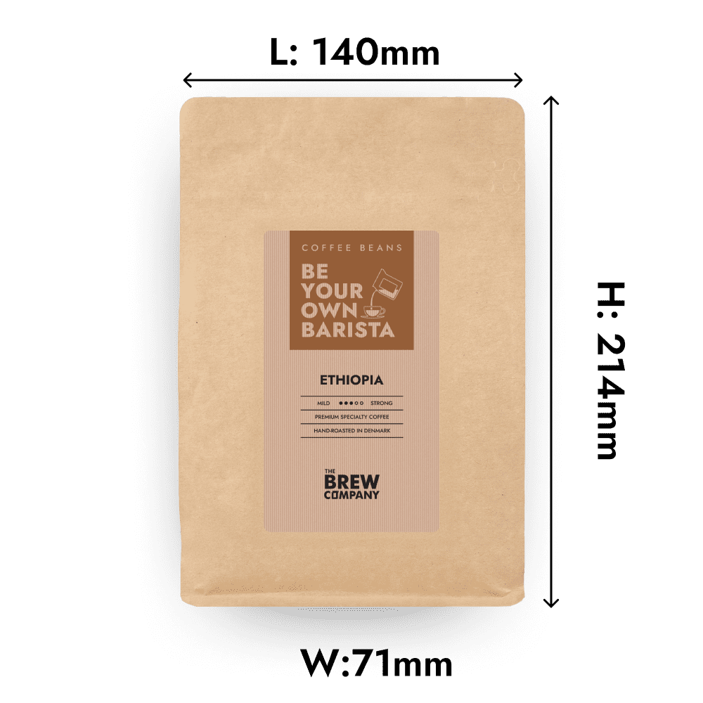 Etiopien Kaffebønner– Specialkaffebønner – 333 g – The Brew Company