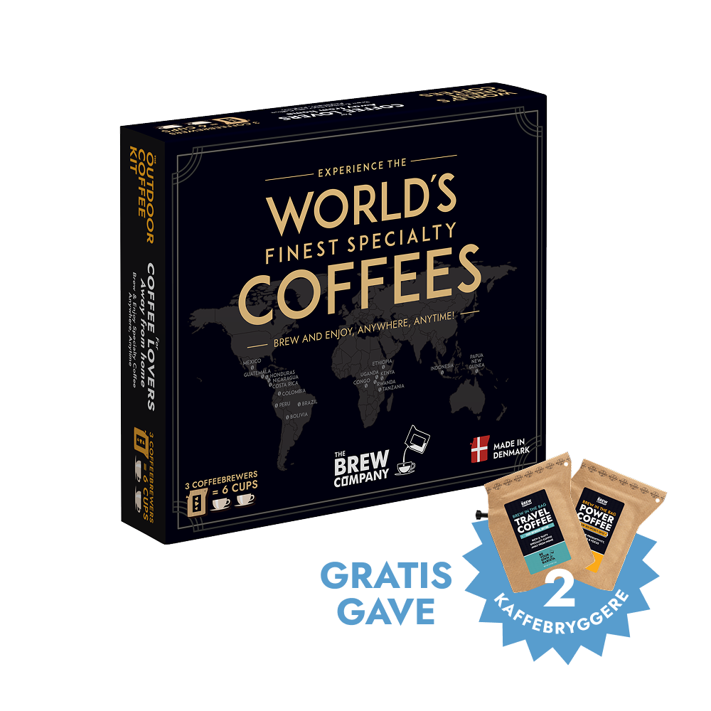 World's Finest 3 stk. Kaffegaveæske