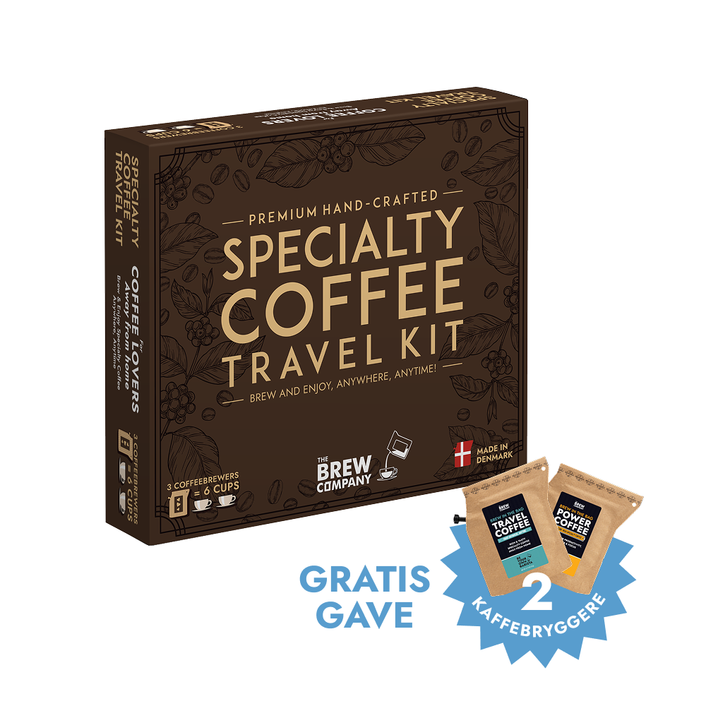 Specialty Coffee Travel Kit 3 stk. Kaffegaveæske