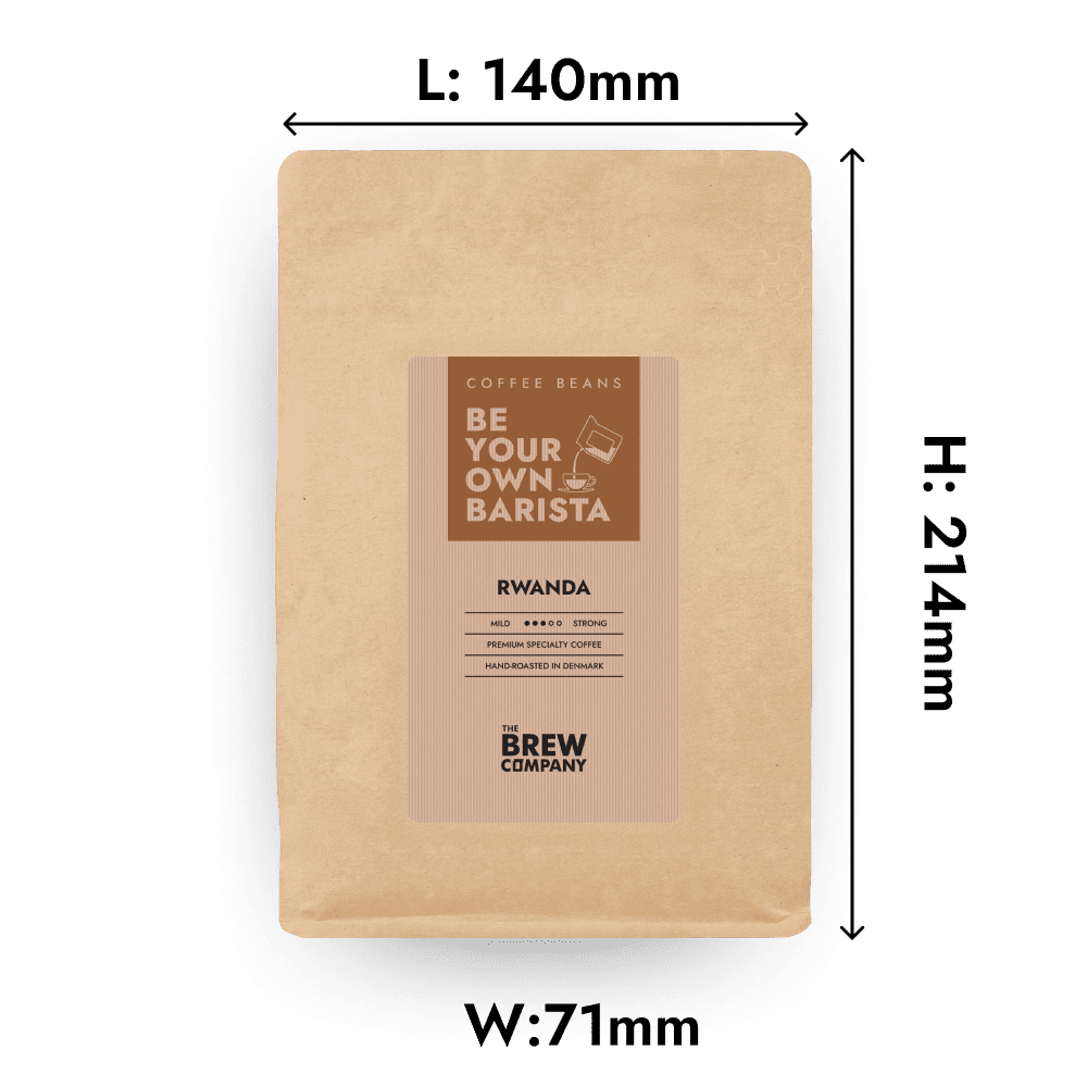 Rwanda Kaffebønner– Specialkaffebønner – 333 g – The Brew Company