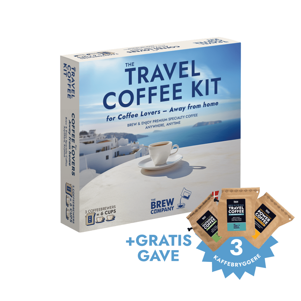 Specialty Coffee Travel Kit Greece 3 stk. Kaffegaveæske
