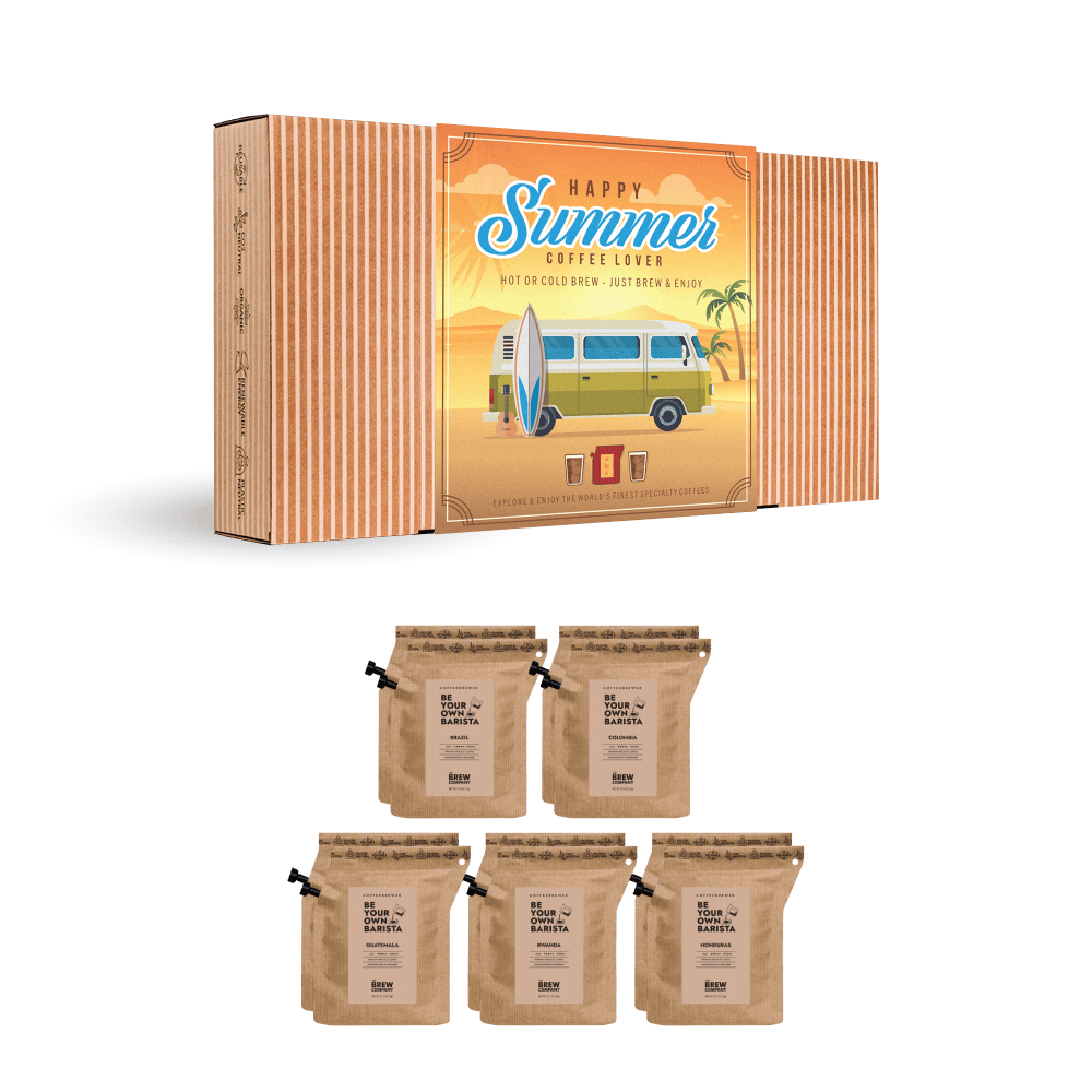 HAPPY SUMMER SPECIAL KAFFEGAVEÆSKE Gift Boxes The Brew Company