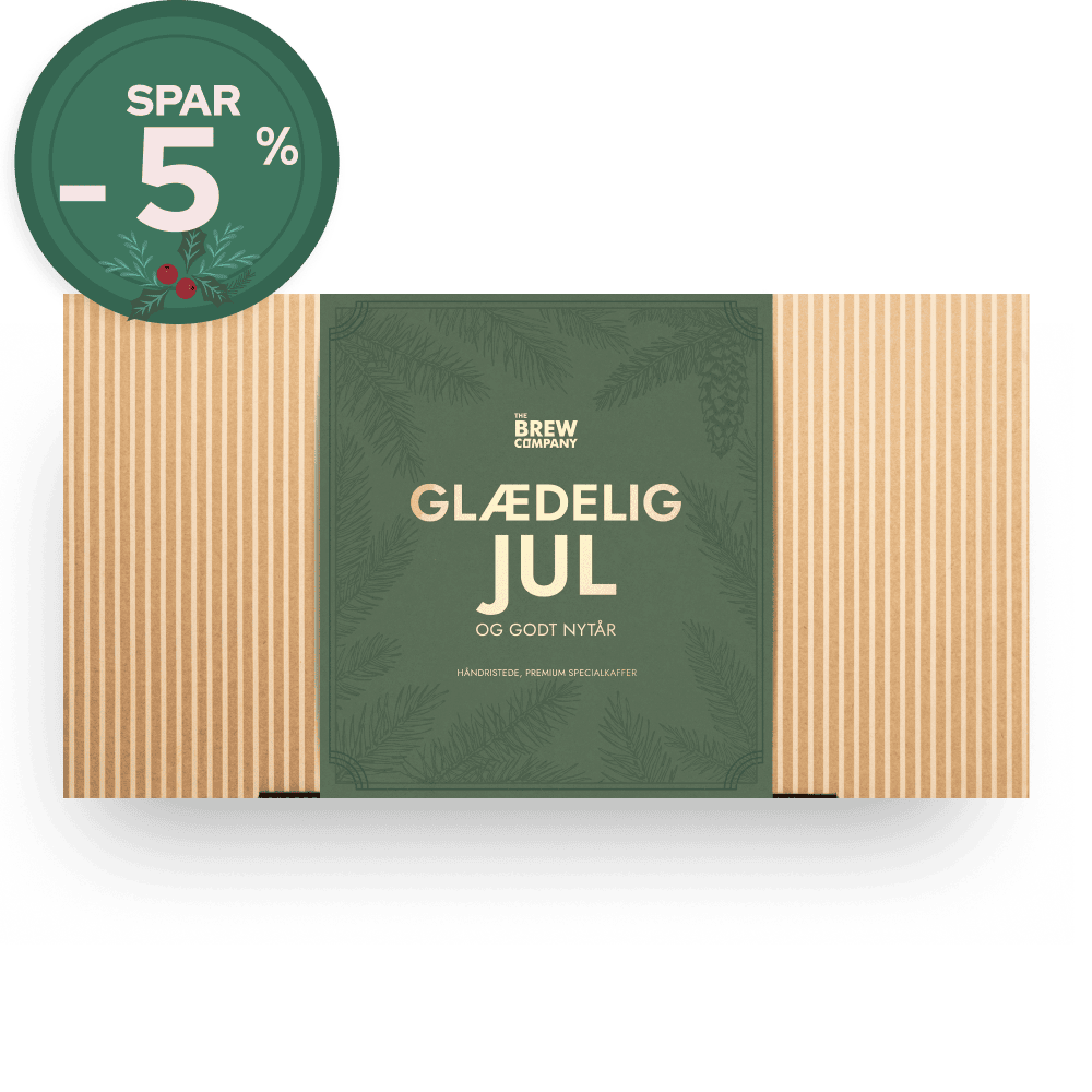 PREMIUM GLÆDELIG JUL KAFFEGAVEÆSKE Gift Boxes The Brew Company