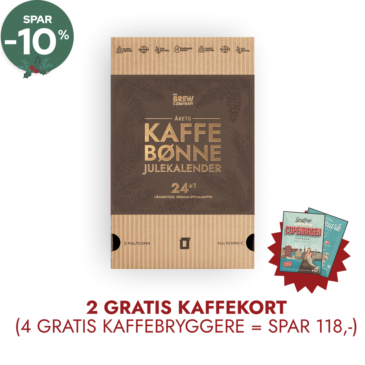 Kaffebønne Julekalender Early Bird Tilbud