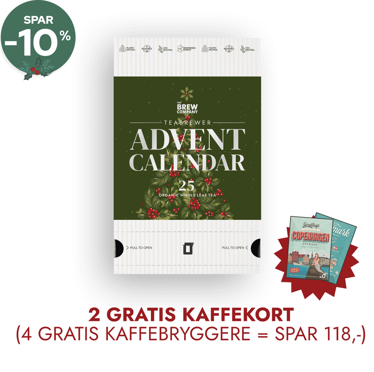 Tebryggerens Julekalender Early Bird Tilbud