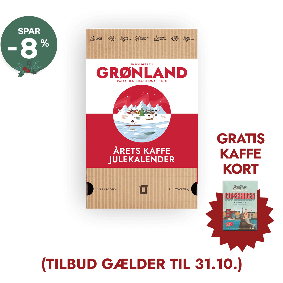 Årets Kaffejulekalender Early Bird Tilbud