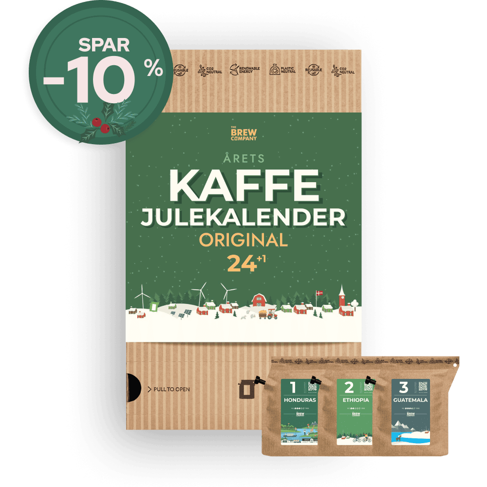 DEN ORIGINALE JULEKALENDER FOR KAFFEELSKERE