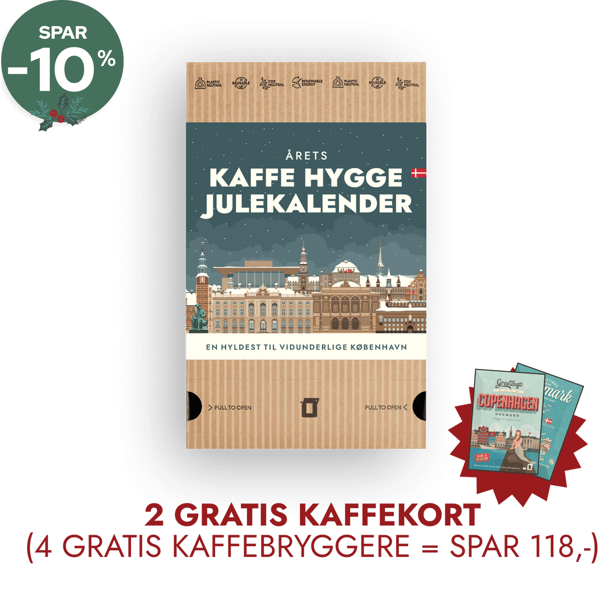 En hyldest til København Kaffejulekalender Early Bird Tilbud