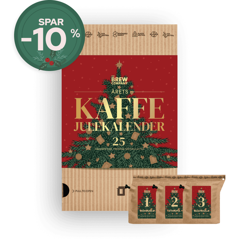 FESTLIG RØD KAFFEJULEKALENDER!