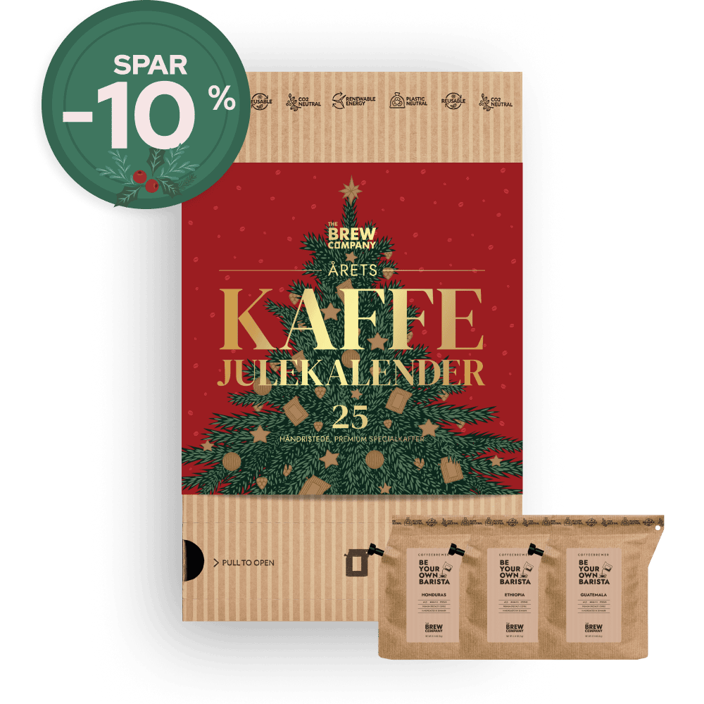 FESTLIG RØD KAFFEJULEKALENDER!