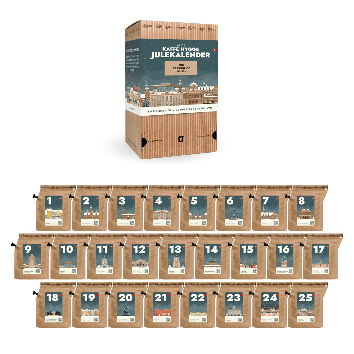 Personlig En hyldest til København Kaffejulekalender