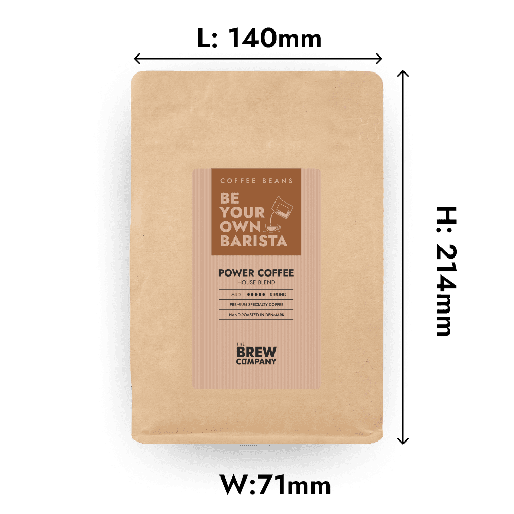 Kaffebønner Power Coffee House Blend – specialkaffebønner – 333 g – The Brew Company