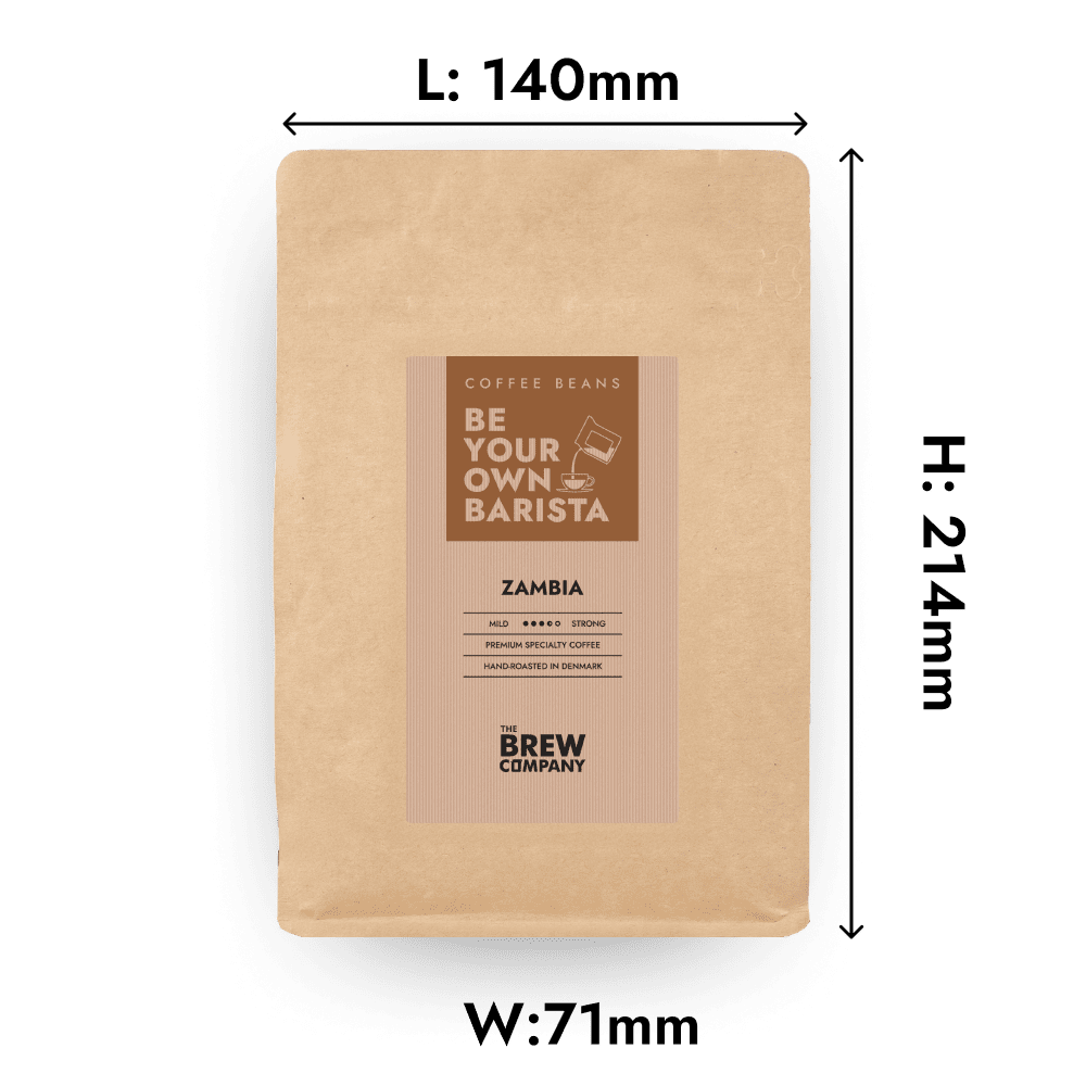 Kaffebønner fra Zambia – specialkaffebønner – 333 g – The Brew Company