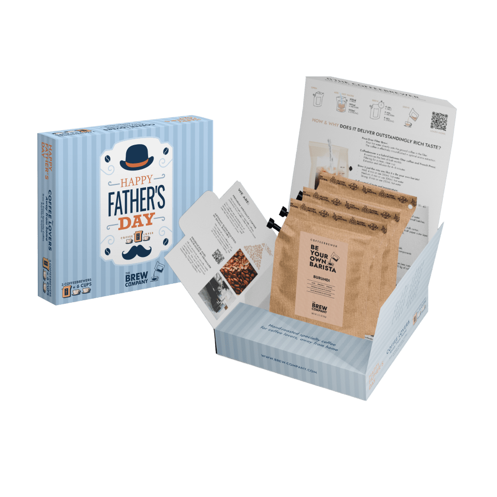 GLÆDELIG FARS DAG SPECIAL 3 STK. KAFFEGAVEÆSKE