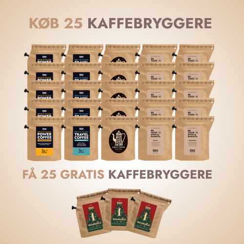 KAFFEBRYGGER-LAGERUDSALG