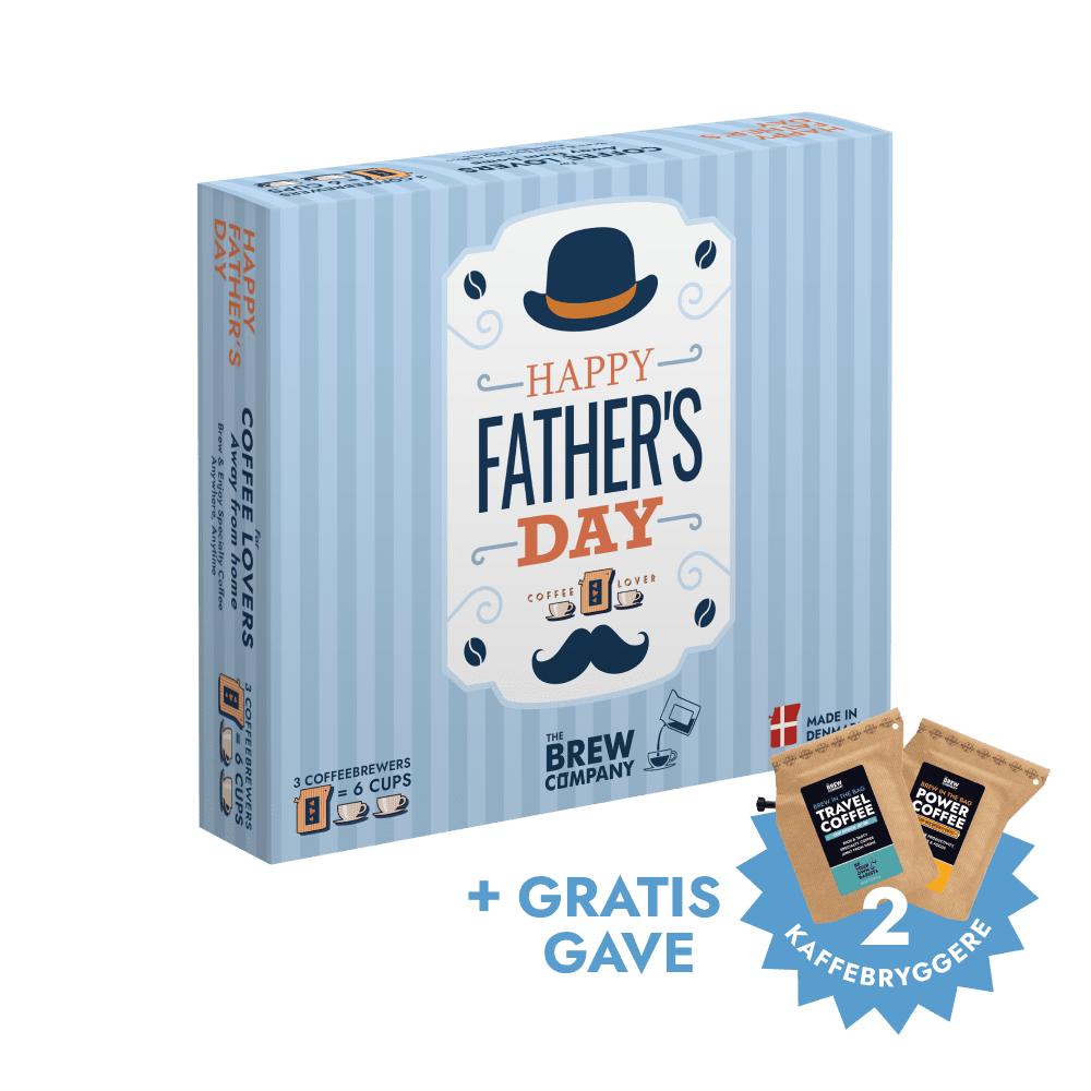 GLÆDELIG FARS DAG SPECIAL 3 STK. KAFFEGAVEÆSKE