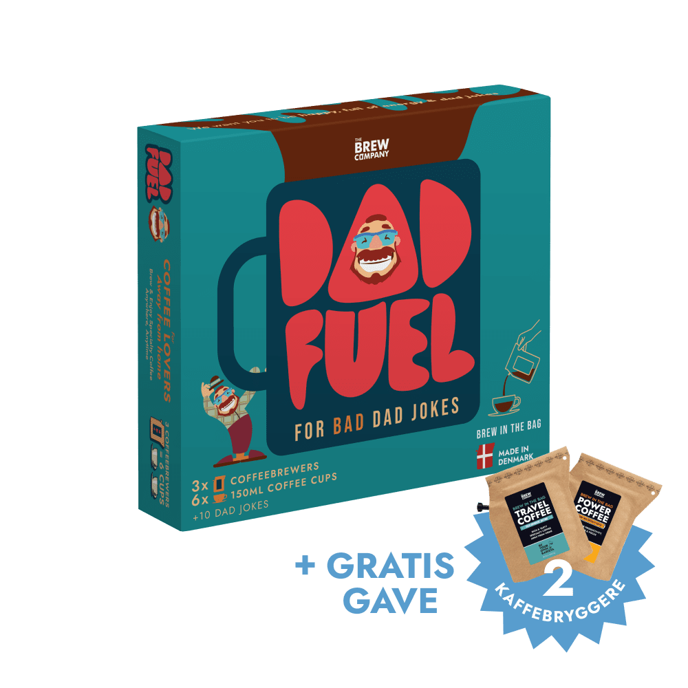 GLÆDELIG FARS DAG "DAD FUEL" 3 STK. KAFFEGAVEÆSKE