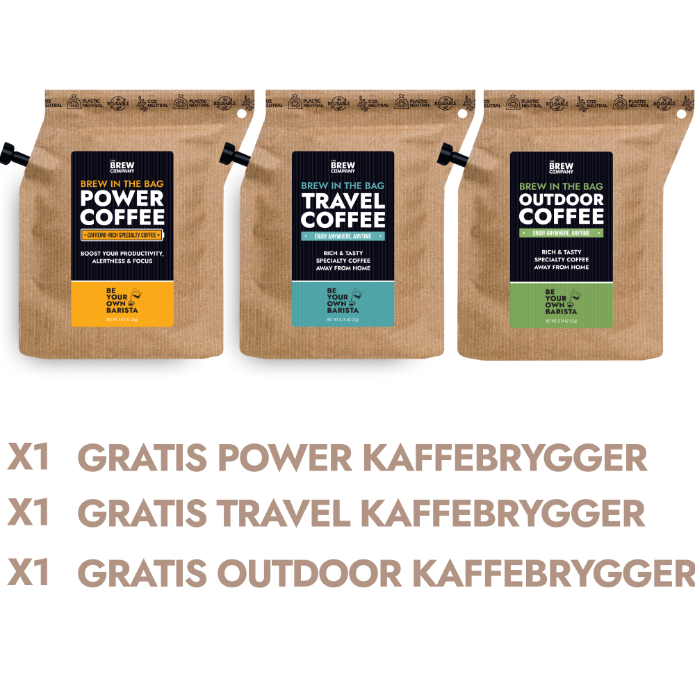 1 Gratis Power + 1 Gratis Travel + 1 Gratis Outdoor Coffeebrewer
