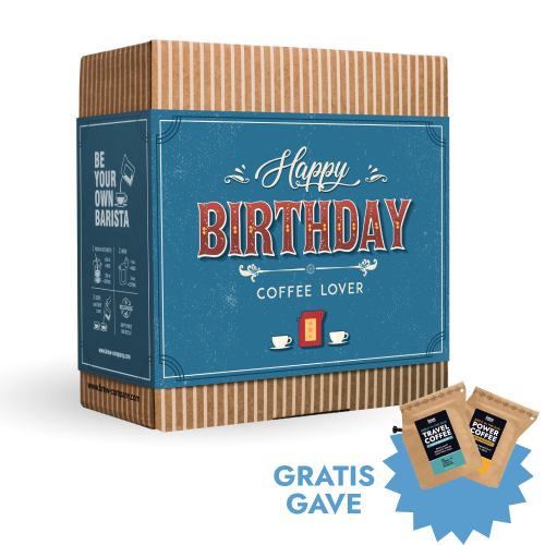 HAPPY BIRTHDAY SPECIAL KAFFEGAVEÆSKE