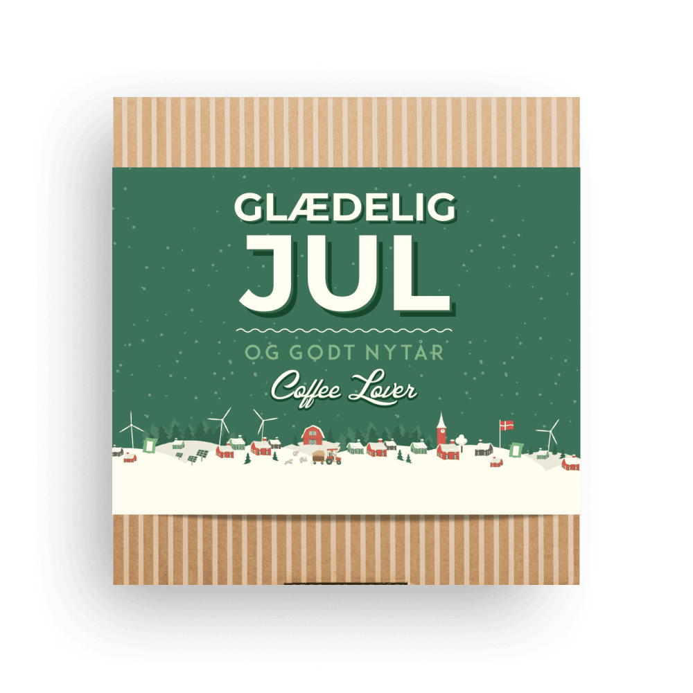 GLÆDELIG JUL KAFFEGAVEÆSKE