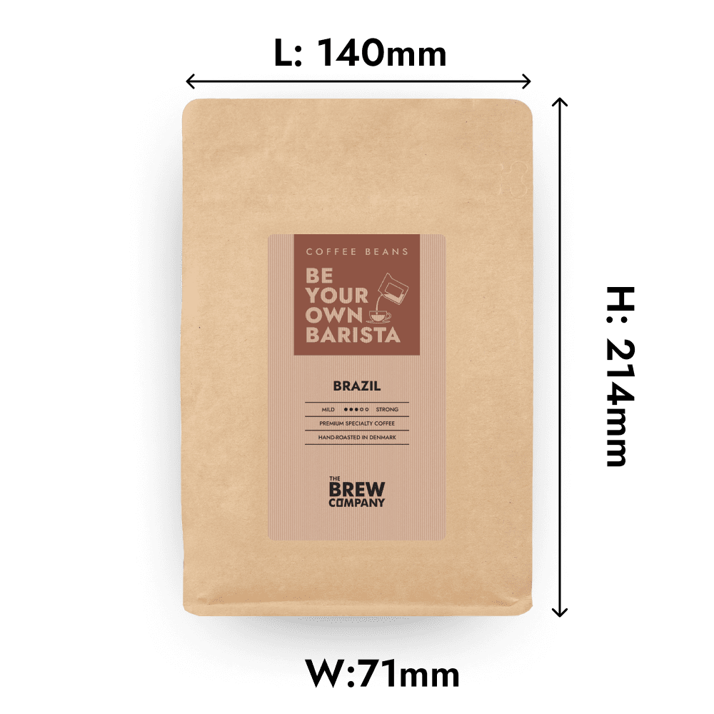 Brasilien kaffebønner– specialkaffebønner – 333 g – The Brew Company