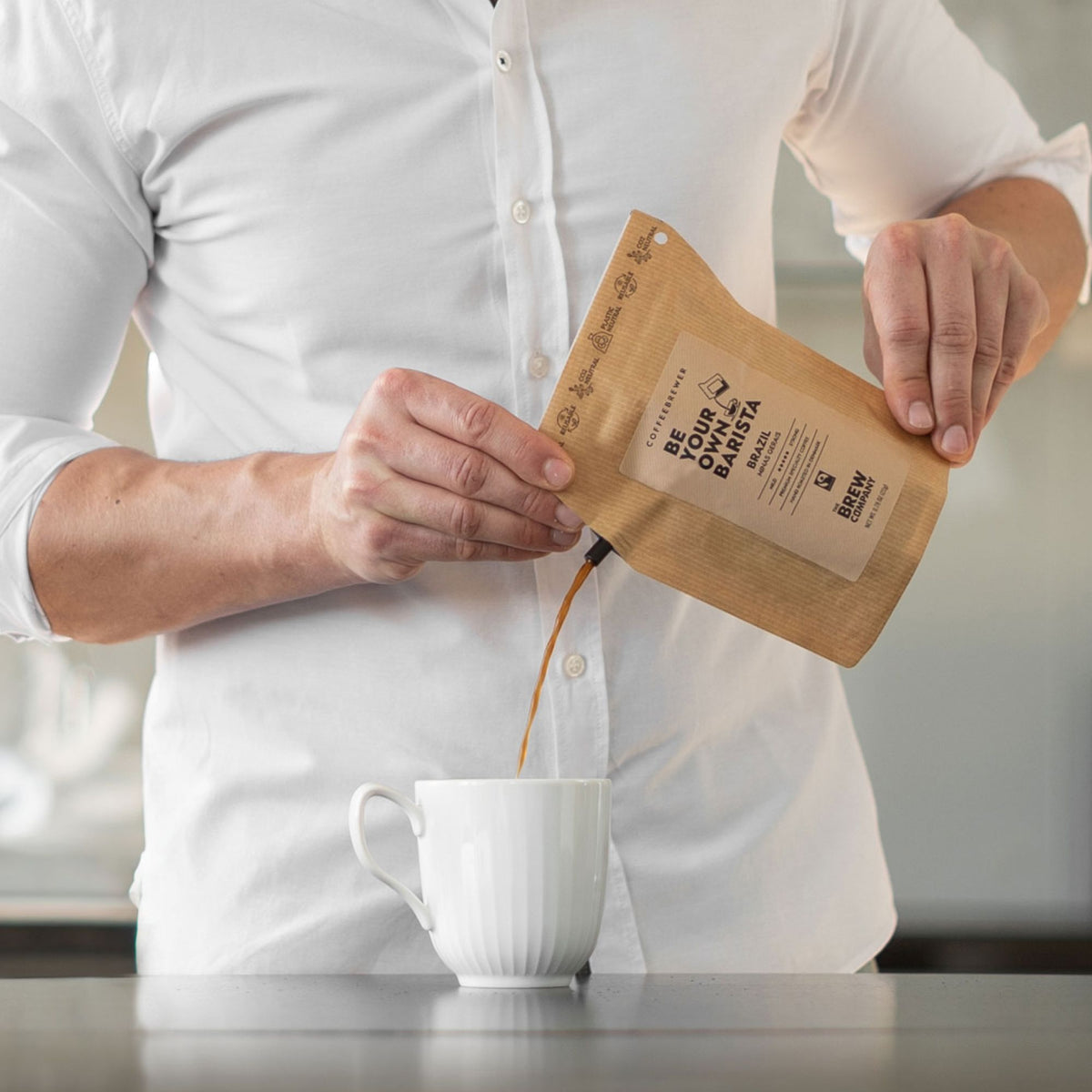 Bolivia Coffeebrewer med specialty kaffe fra Bolivia i praktisk kaffepose til nem brygning på farten, outdoor og kaffeoplevelser overalt