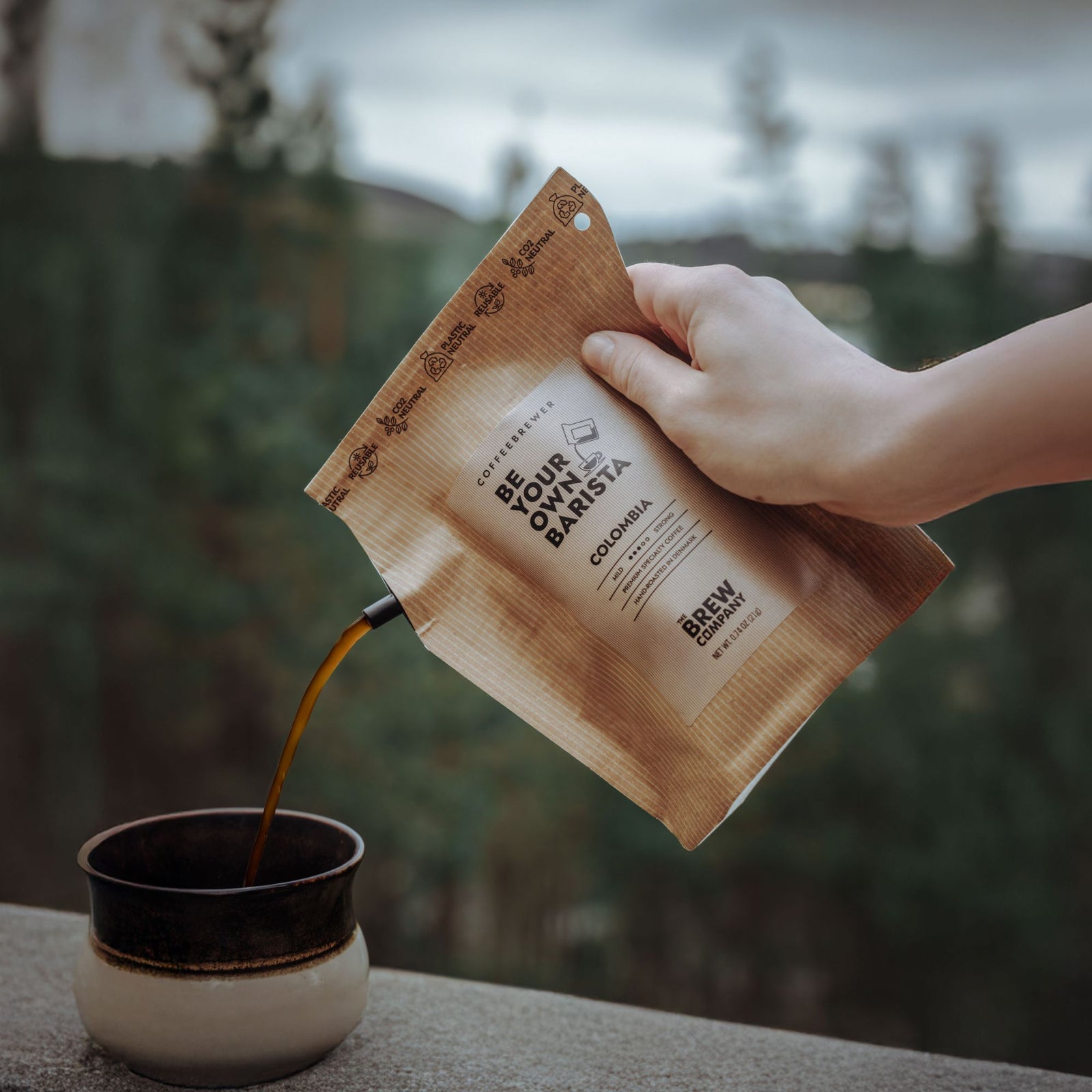 Bolivia Coffeebrewer med specialty kaffe fra Bolivia i praktisk kaffepose til nem brygning på farten, outdoor og kaffeoplevelser overalt