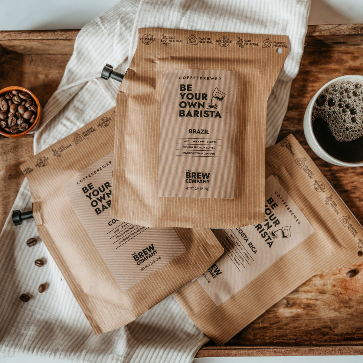 Bolivia Coffeebrewer med specialty kaffe fra Bolivia i praktisk kaffepose til nem brygning på farten, outdoor og kaffeoplevelser overalt